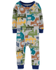 Sleepsuit cotton không chân xám máy bay 1M000510 Carter's