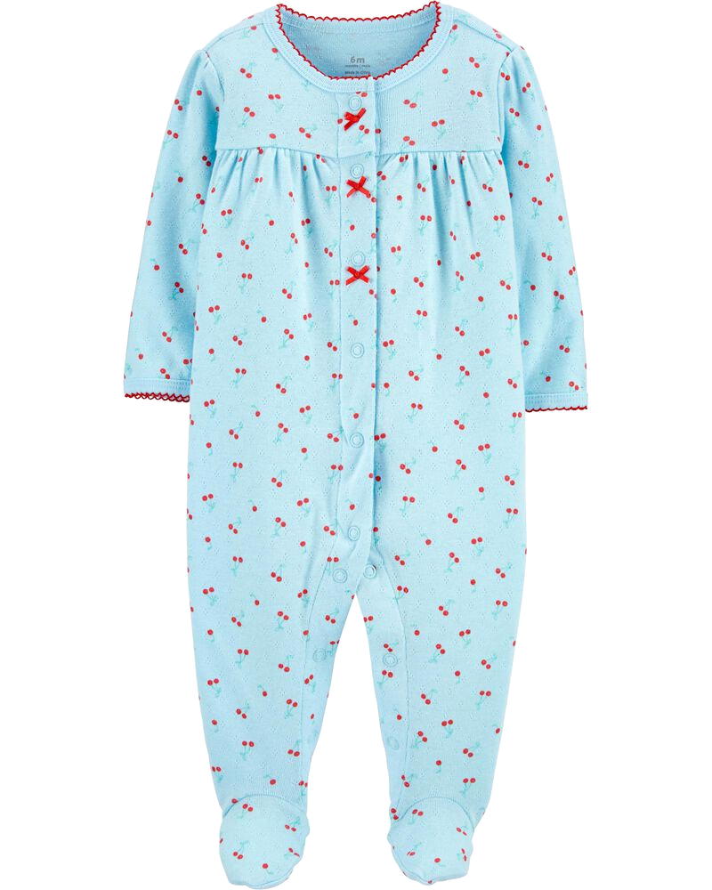 Sleepsuit cotton cài nút 1H709610 Carter's