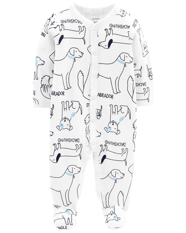 Sleepsuit cotton thermal cài nút