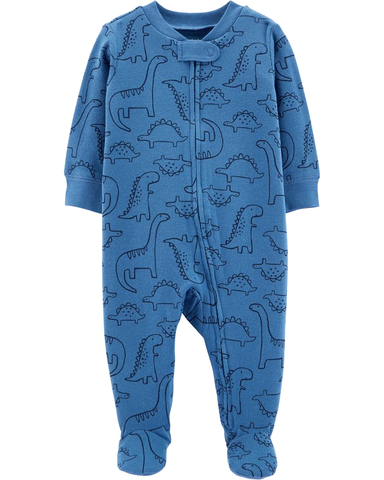 Sleepsuit cotton organic khoá kéo