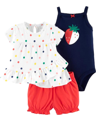 Set 3 món bodysuit kèm quần short