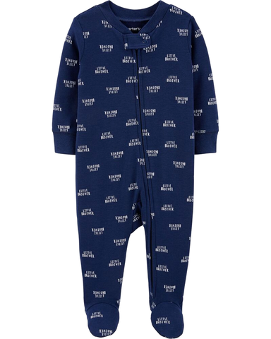 Sleepsuit cotton khoá kéo