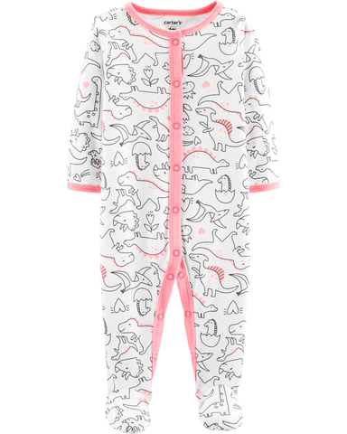 Sleepsuit cotton cài nút
