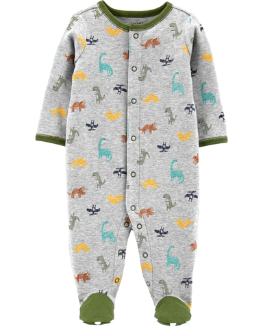 Sleepsuit cotton cài nút