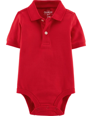 Bodysuit kiểu polo tay ngắn