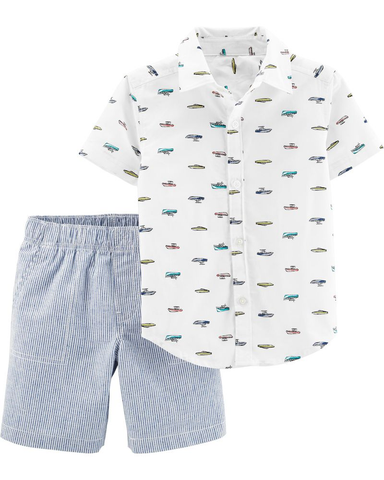 Set 2 món áo kèm quần short