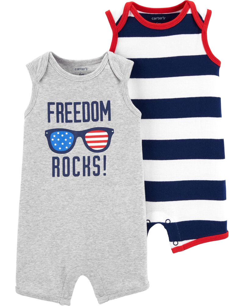 Set 2 romper áo liền quần cotton 1H516810 Carter's