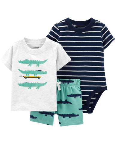Set 3 món bodysuit kèm quần short