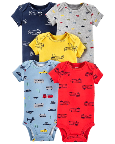 Set 5 bodysuit tay ngắn