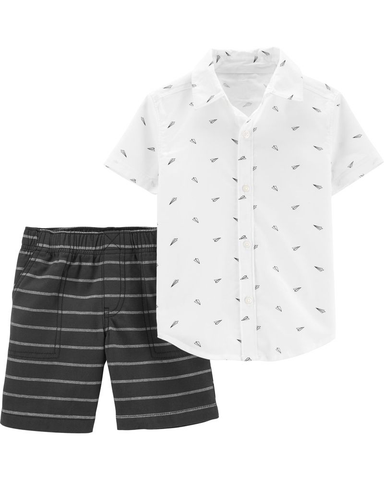 Set 2 món áo kèm quần short