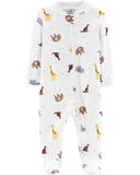 Sleepsuit cotton organic khoá kéo 2 đầu thumbnail_1