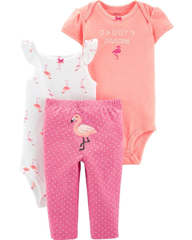 Set 3 bodysuit kèm quần
