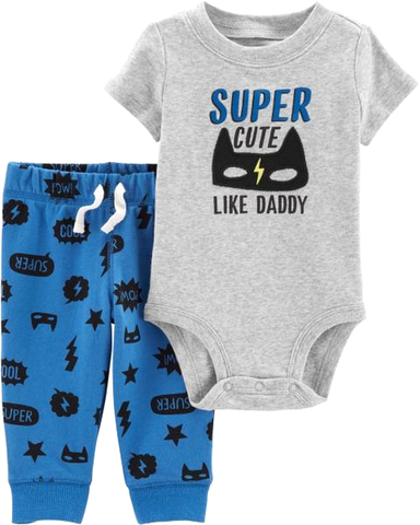 Set 2 món bodysuit kèm quần