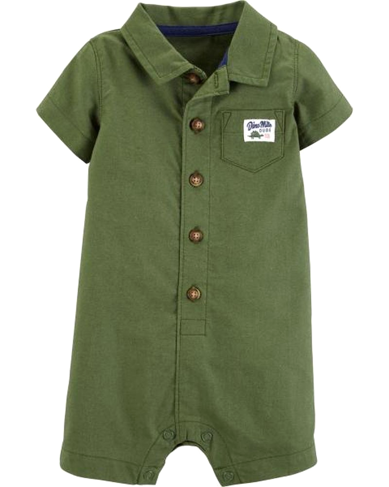 Romper áo liền quần sơ mi 16746310 Carter's