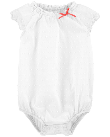 Bodysuit trắng bé gái