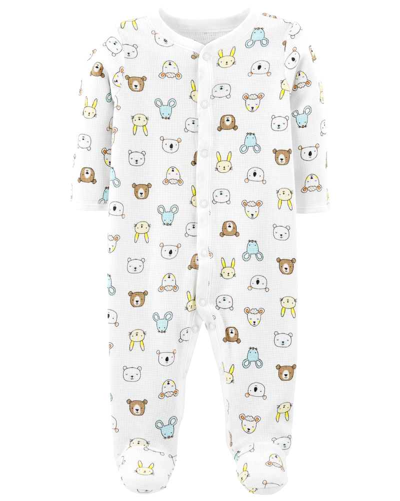 Sleepsuit cotton thermal cài nút 115G564 Carter's