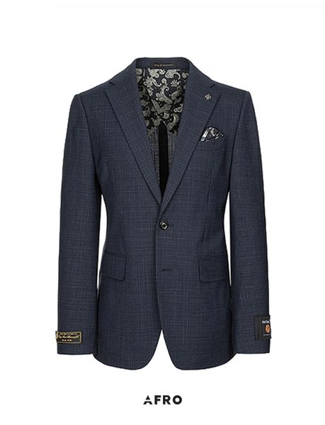 Suit Notched Check Sieg 8448