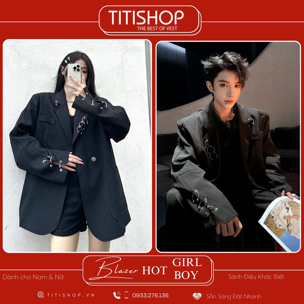 Áo Blazer Hotgirl - Hotboy Titishop (S-XL)