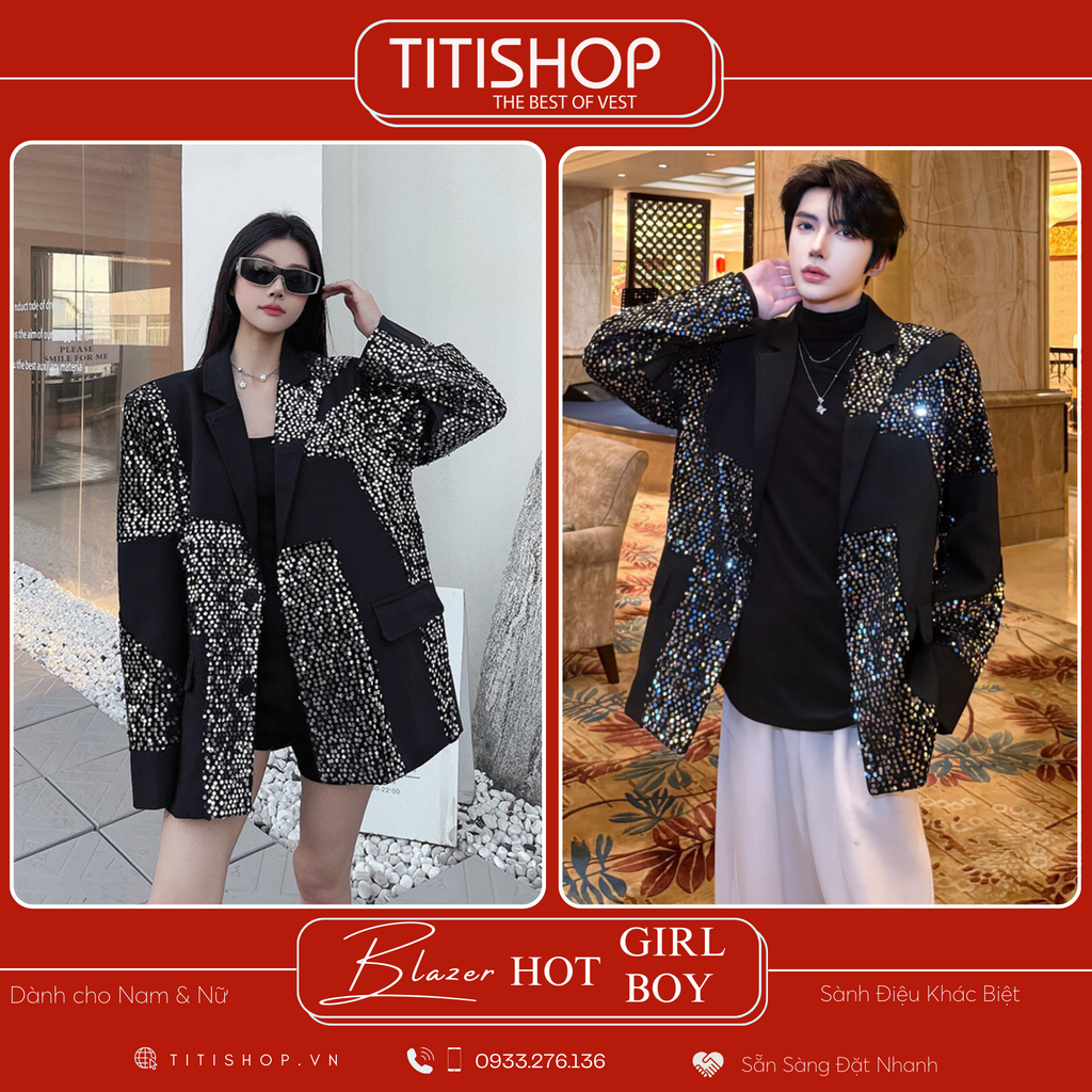Áo Blazer Hotgirl - Hotboy Titishop (S-XL)