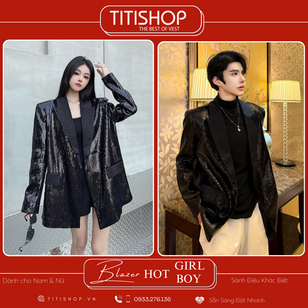 Áo Blazer Hotgirl - Hotboy Titishop (S-XL)