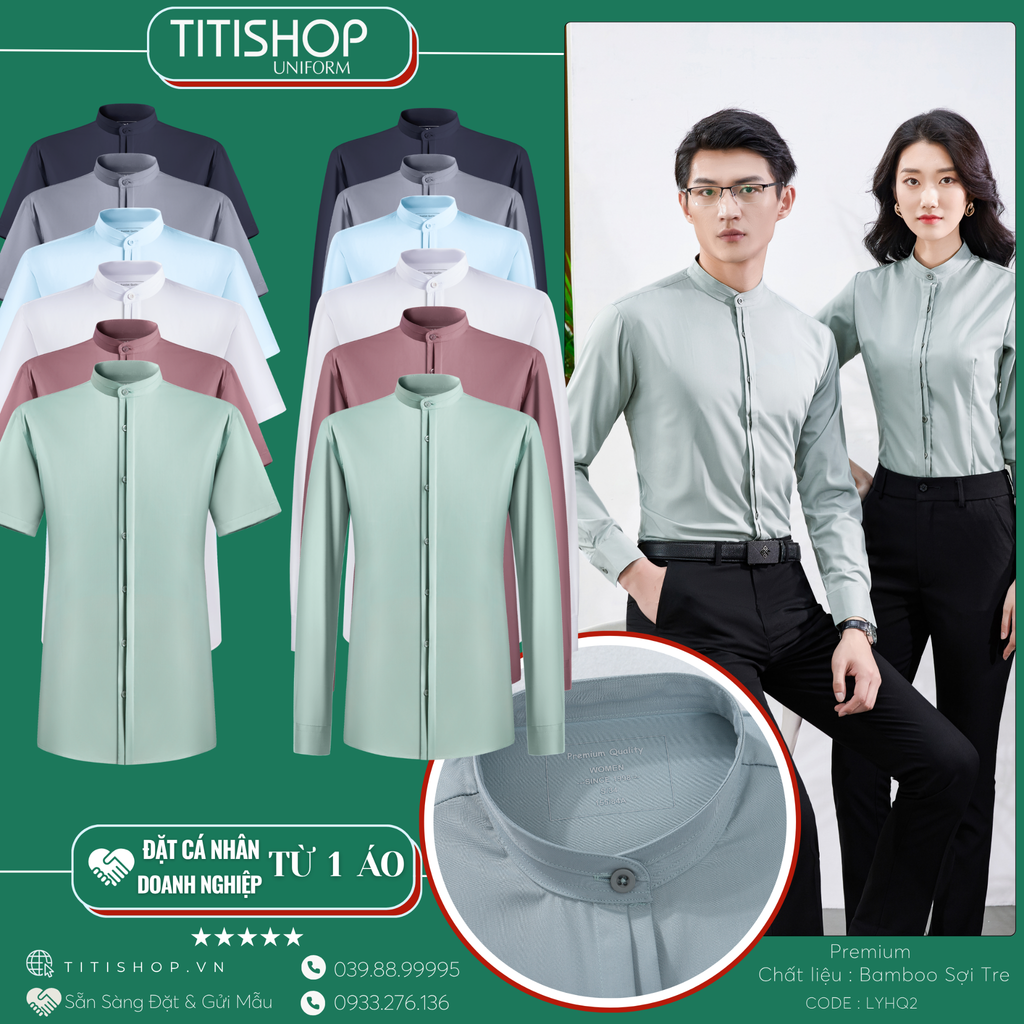 DP Sơ Mi TITISHOP Premium LYHQ3