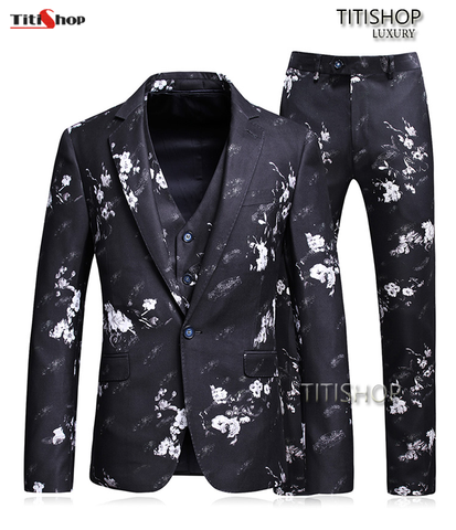 Áo Vest Nam Hoa Văn Titishop AHH6123 Áo Vest Nam Hoa Văn Titishop AHH6123