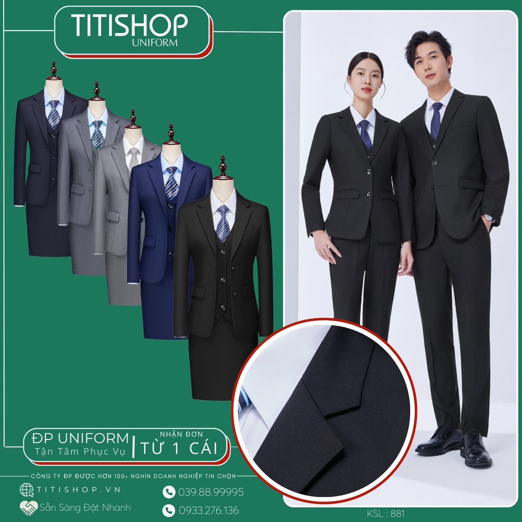 Đồng Phục Veston TITISHOP May Sẵn