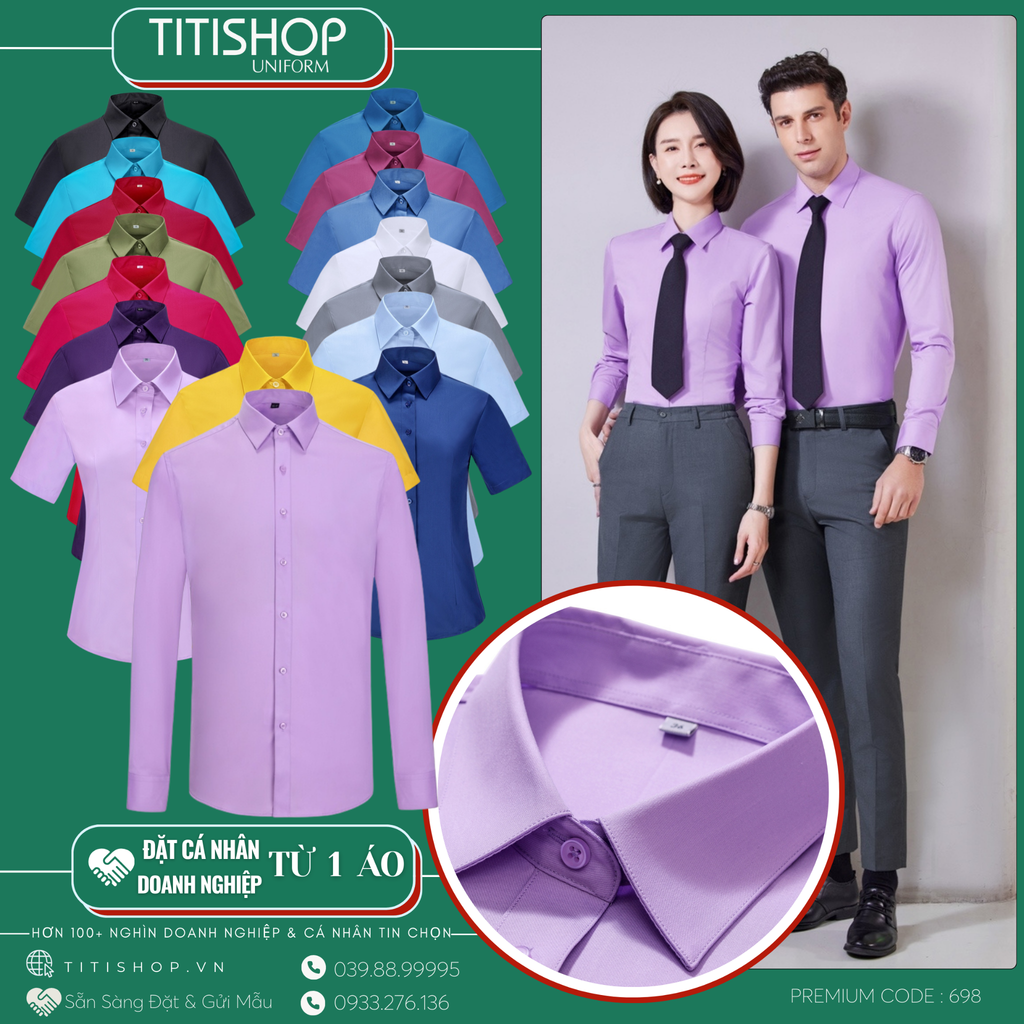 ĐP Sơ Mi TITISHOP Premium KSL698