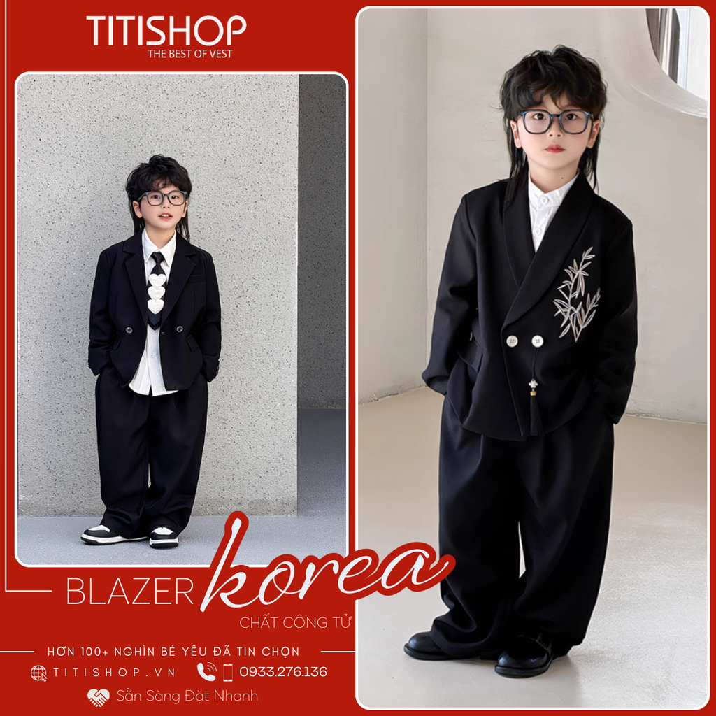 Blazer Trẻ Em Titishop ( 90-150 )