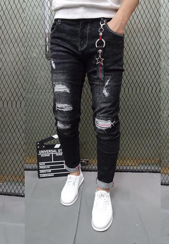 Quần jeans Nam Titishop QJ263 Cao cấp