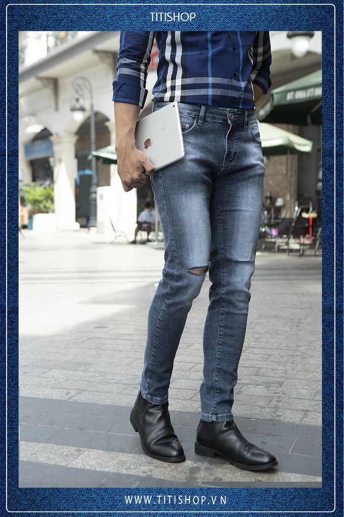 Quần Jeans Nam TiTiShop QJ WAX Cao Cấp