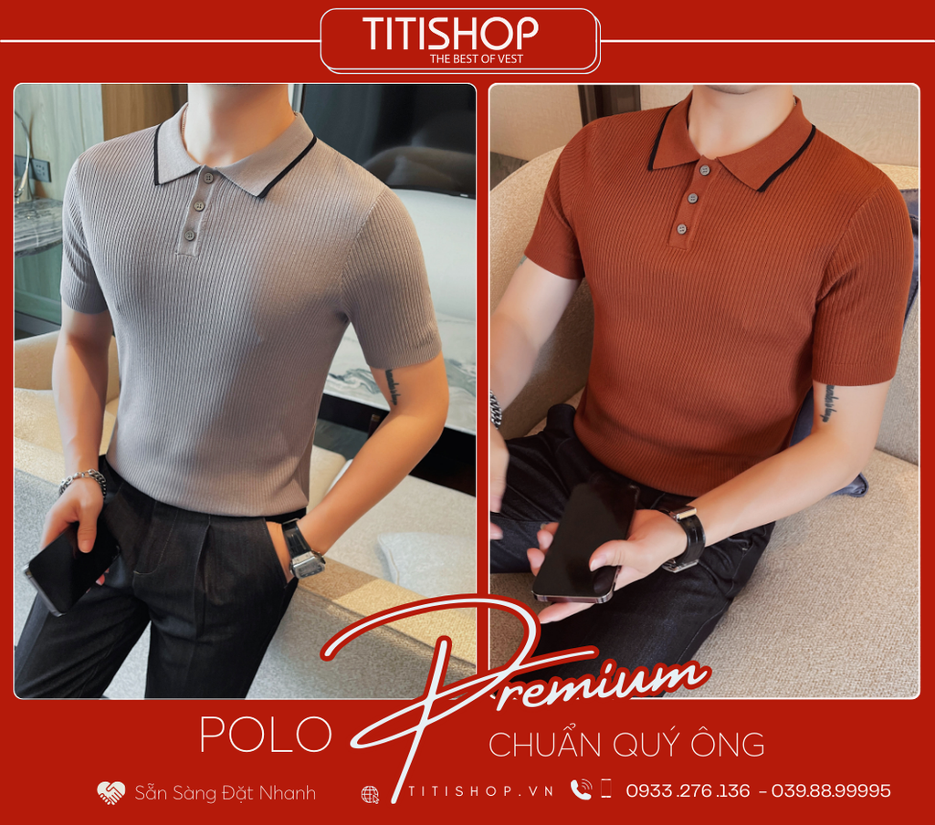 Polo Qúy Ông TitiShop Premium