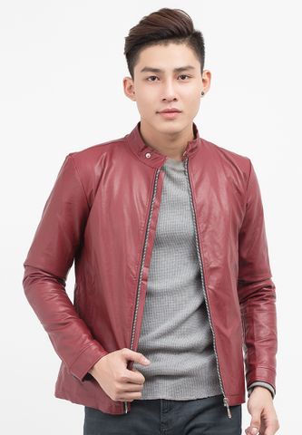 Aó khoác Da nam AKN430 (Đỏ đô) Aó khoác Da nam AKN430 (Đỏ đô)