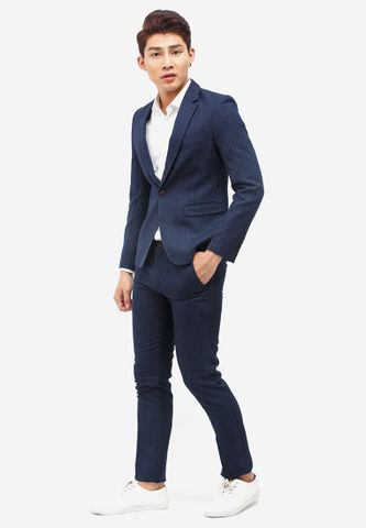 Bộ vest Titishop BO40 màu xanh đậm Bộ vest Titishop BO40 màu xanh đậm