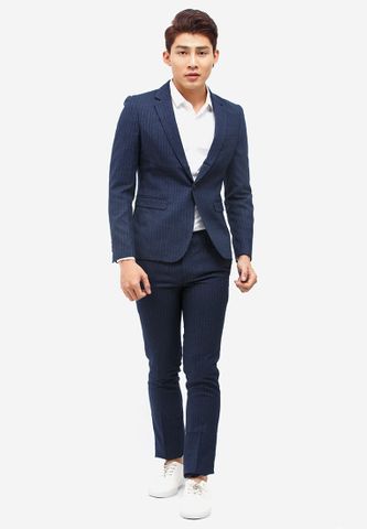 Bộ vest Titishop BO40 màu xanh đậm Bộ vest Titishop BO40 màu xanh đậm