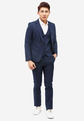 Bộ vest Titishop BO40 màu xanh đậm Bộ vest Titishop BO40 màu xanh đậm