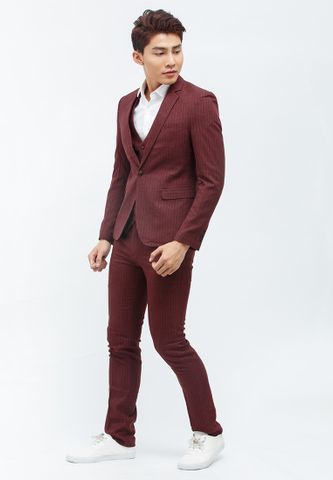 Bộ vest Titishop BO33 màu đỏ đô Bộ vest Titishop BO33 màu đỏ đô