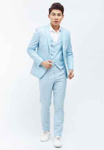 Bộ vest Titishop BO35 màu xanh da trời Bộ vest Titishop BO35 màu xanh da trời