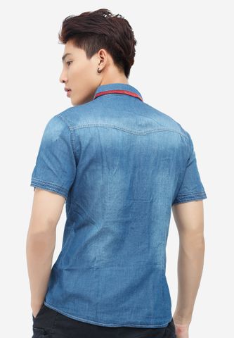 Aó sơ mi nam Denim Cao cấp ADN15