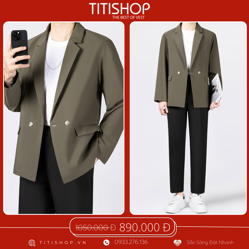 Áo Blazer Nam TITISHOP