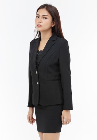 Bộ vest nữ Titishop ACC72 2 nút cài ( Váy )