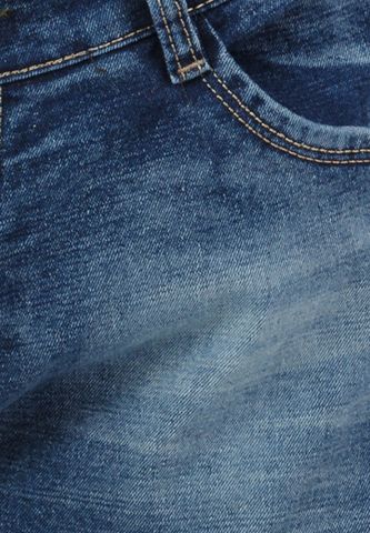 Quần jeans Titishop QJ192 rách gối màu xanh dương wash