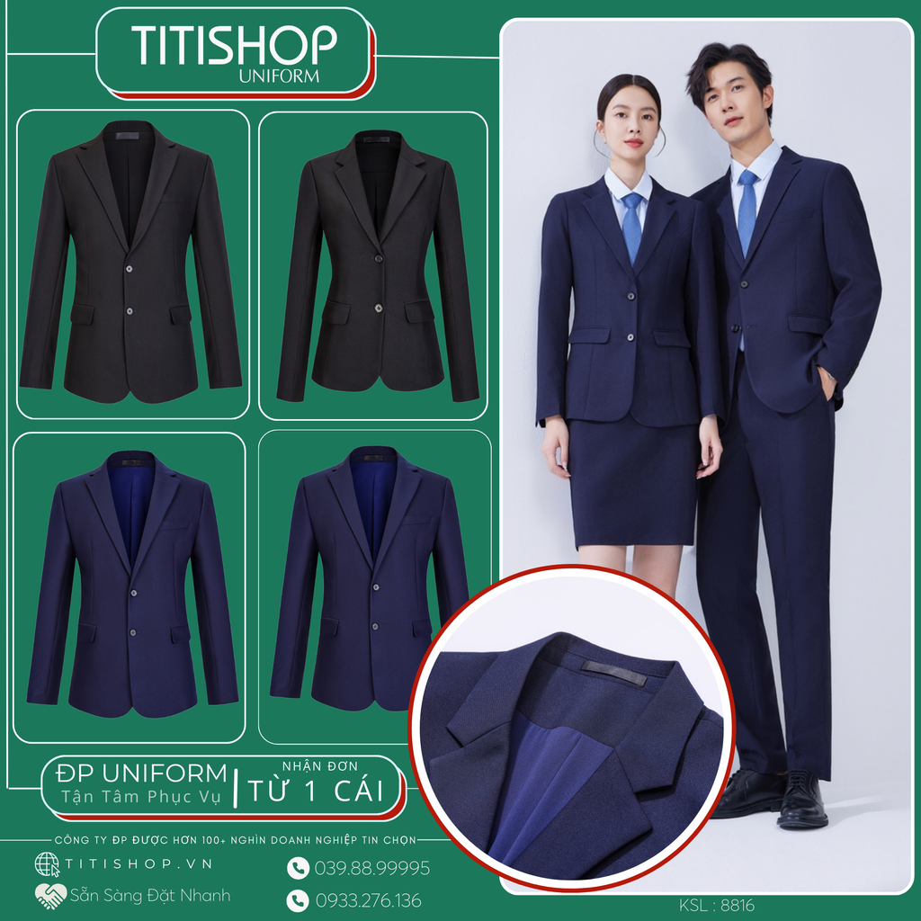 Đồng Phục Veston TITISHOP May Sẵn