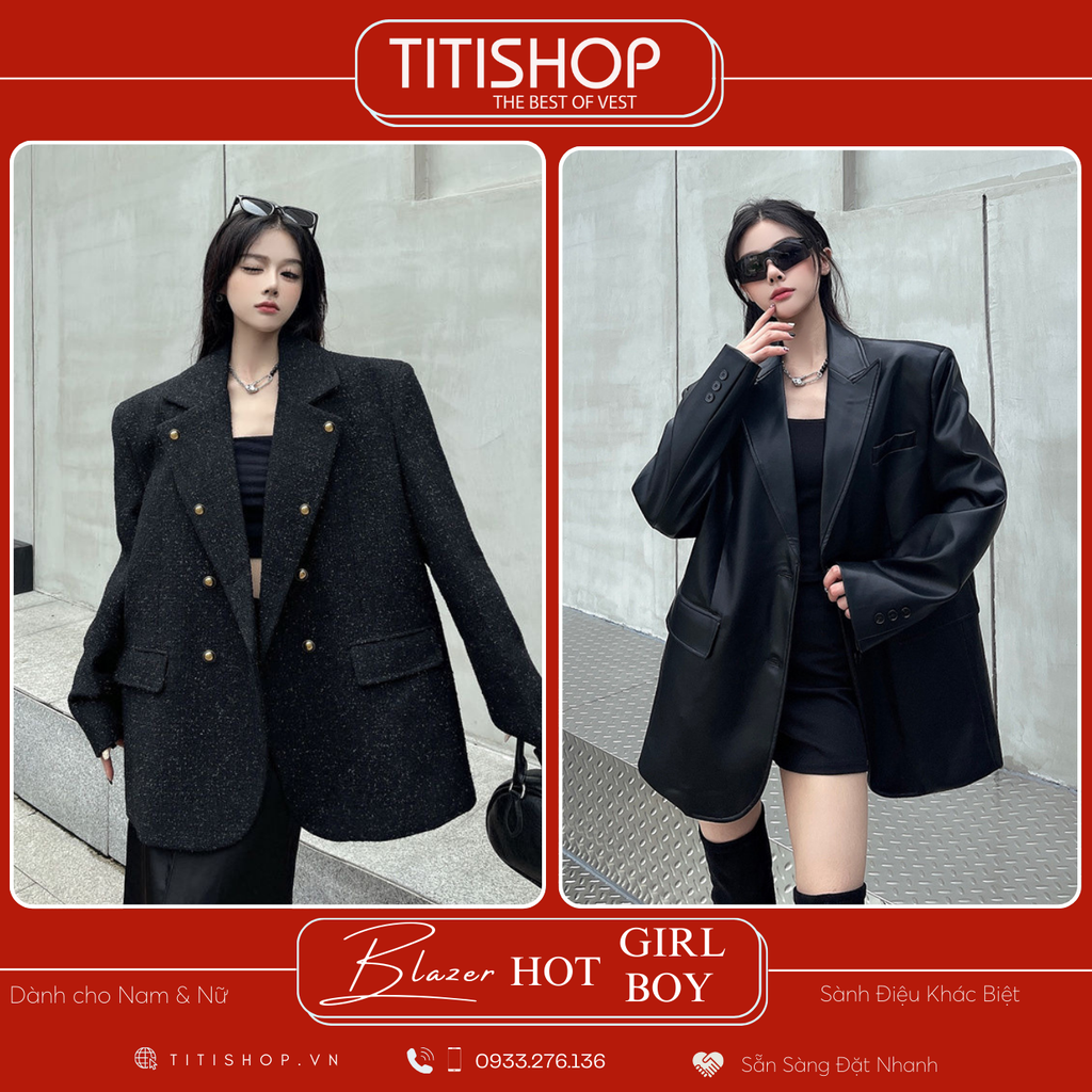 Áo Blazer Hotgirl - Hotboy Titishop (S-XL)
