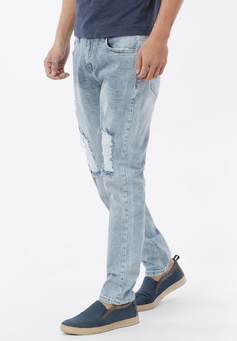 Quần jean Nam TITISHOP QJ181 WAX RÁCH