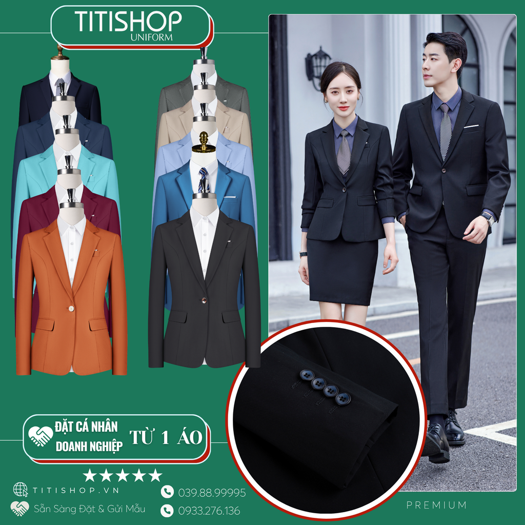 Đồng Phục Veston TITISHOP May Sẵn