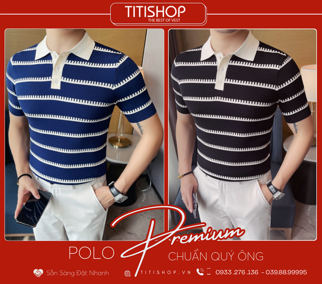 Polo Qúy Ông TitiShop Premium
