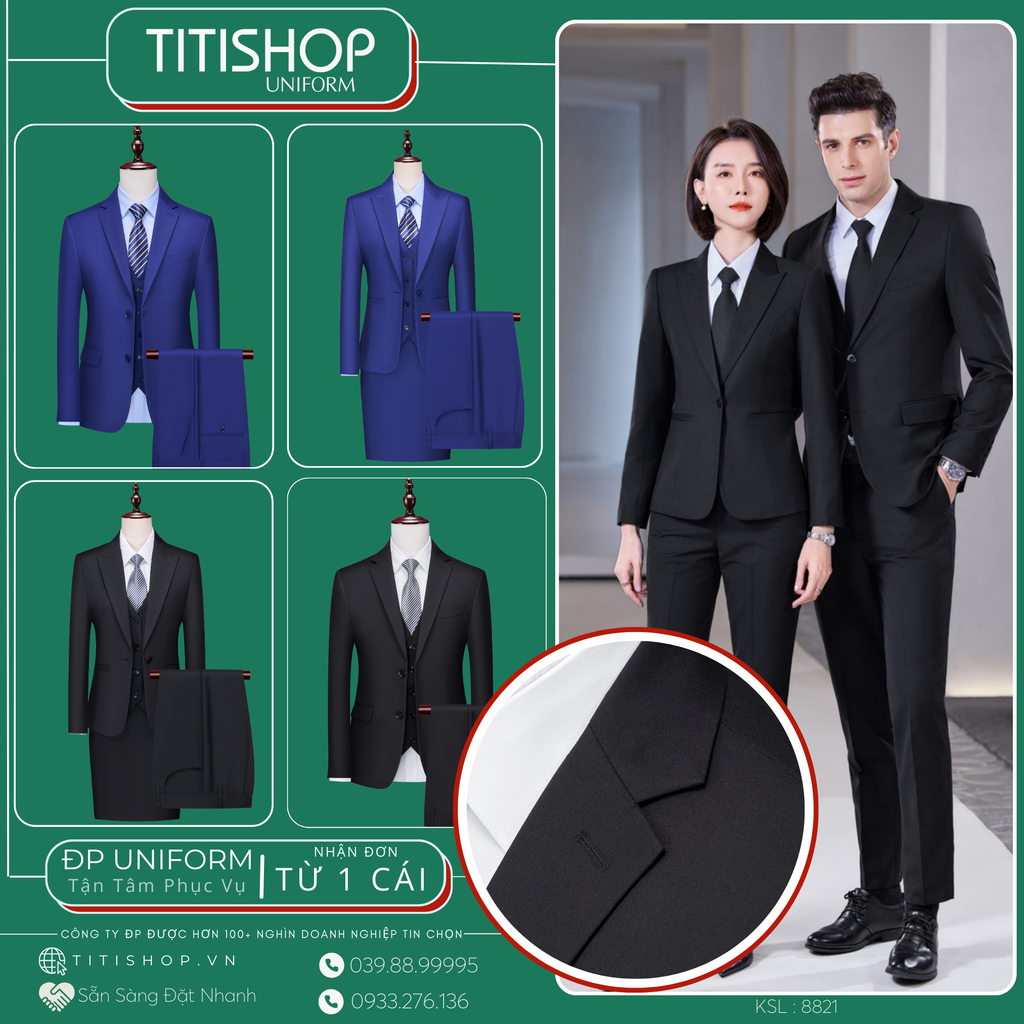 Đồng Phục Veston TITISHOP May Sẵn