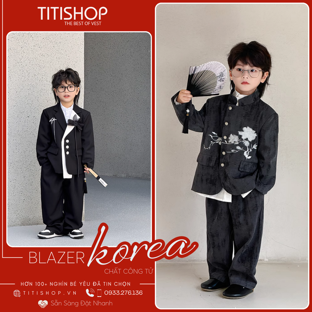 Blazer Trẻ Em Titishop ( 90-150 )