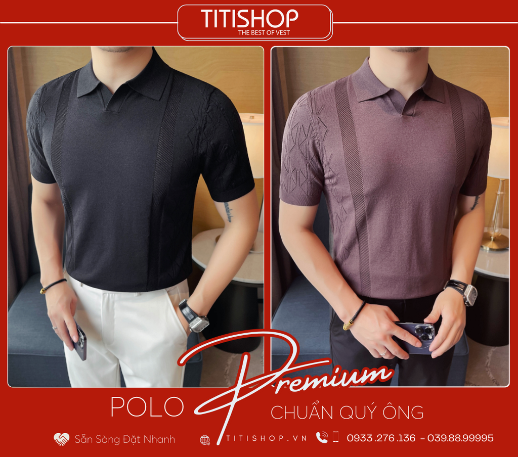 Polo Qúy Ông TitiShop Premium